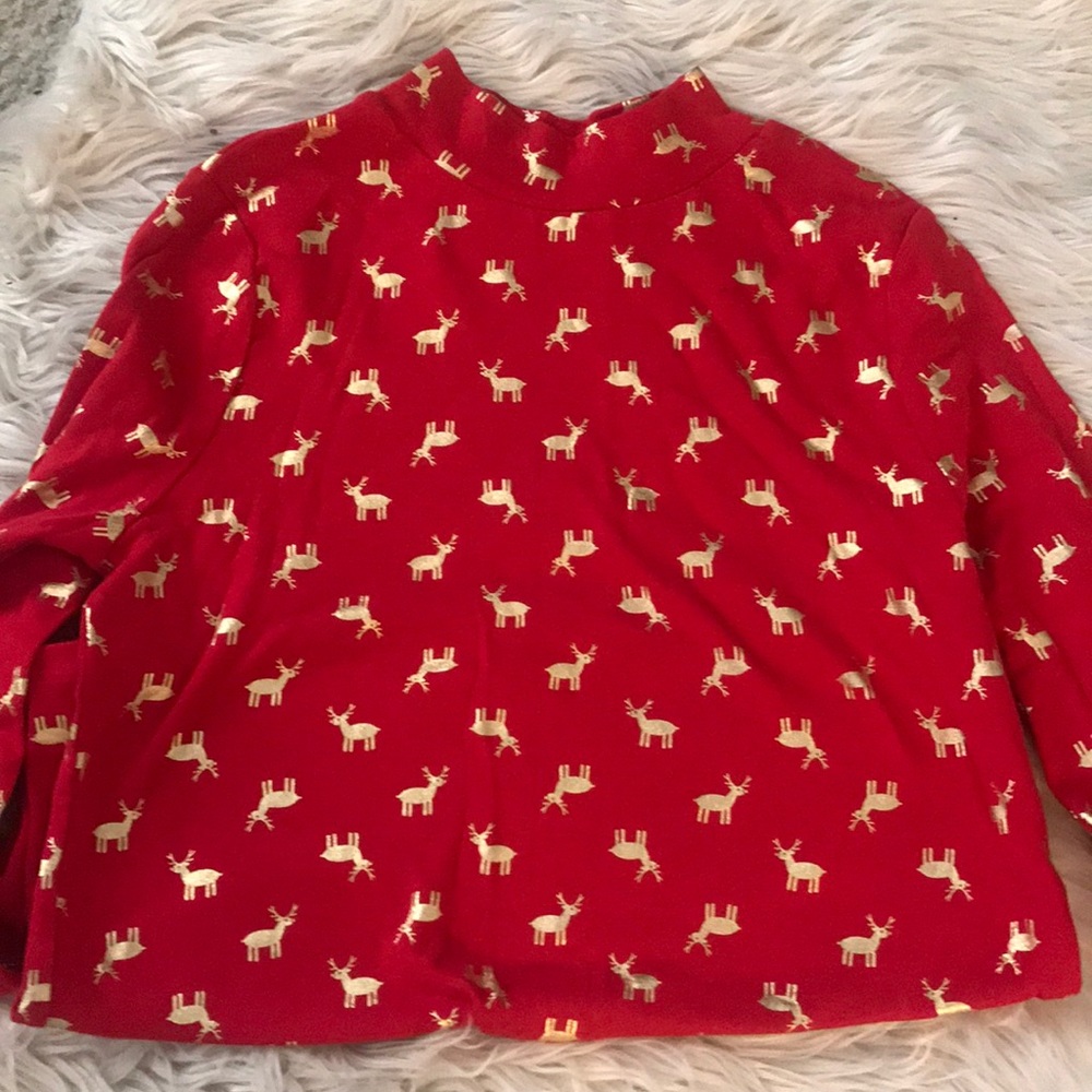 Christmas Reindeer Top